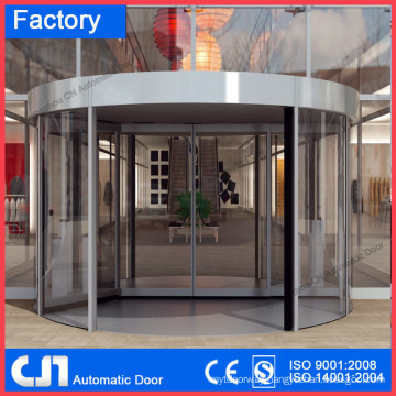 Supply 2 wings luxury automatic revolving door